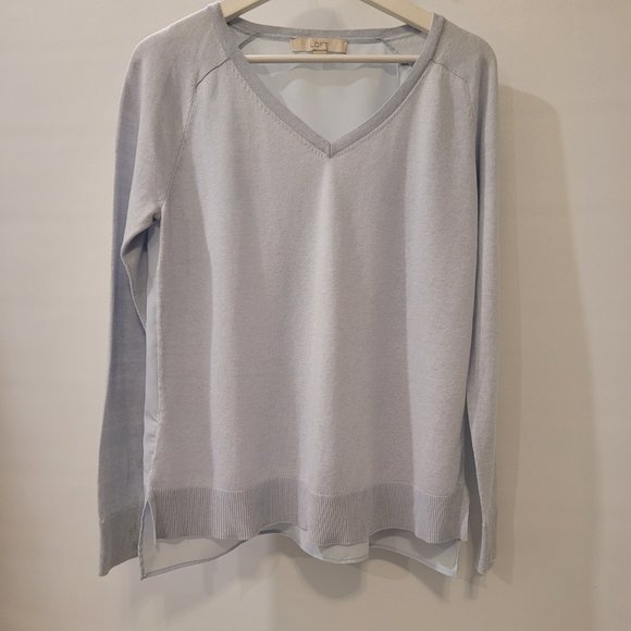 Loft Mixed Media Summer Sweater - Picture 1 of 6